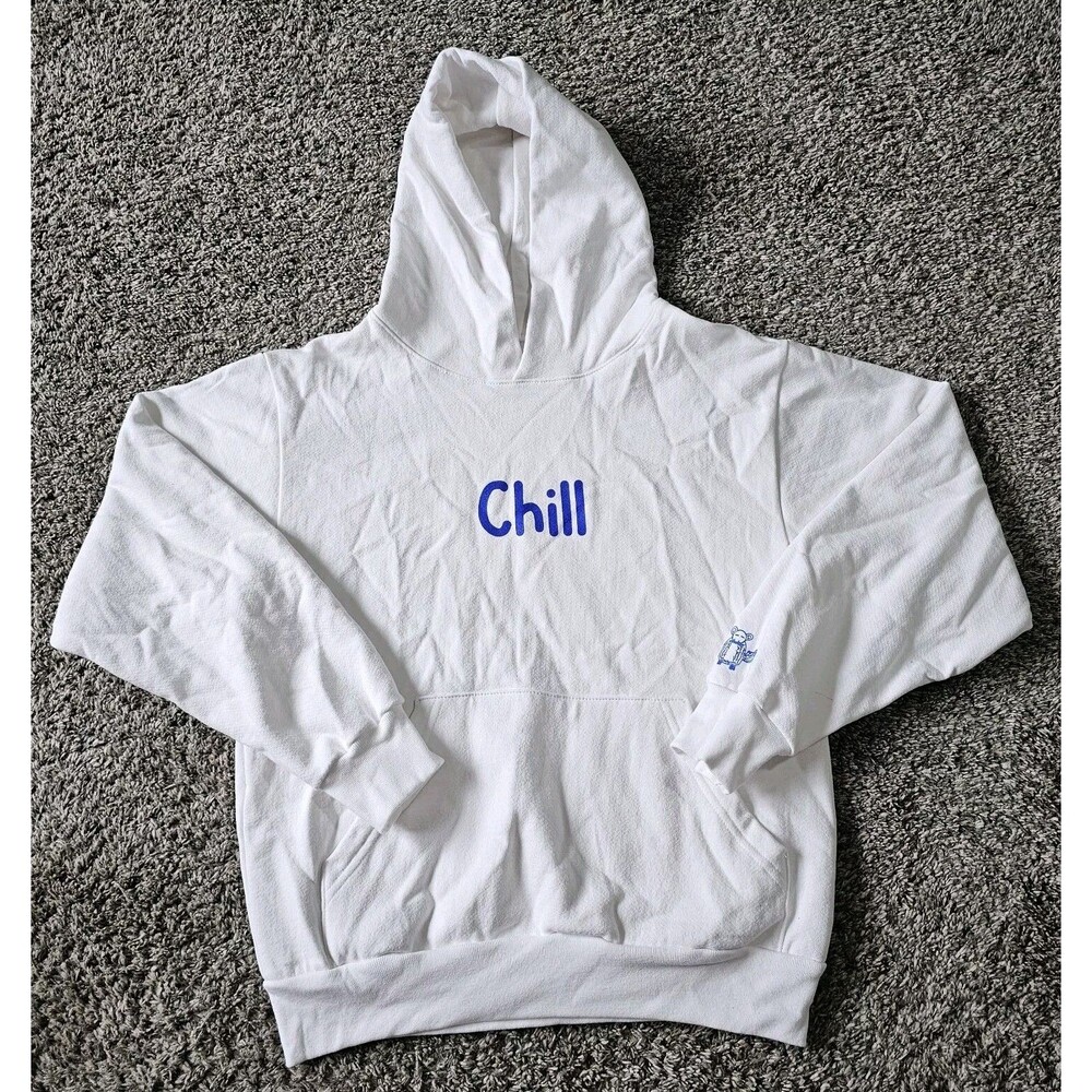 VeeFriends Chill Hoodie Mens Small Gary Vee USA NFT Sweatshirt Size Small White